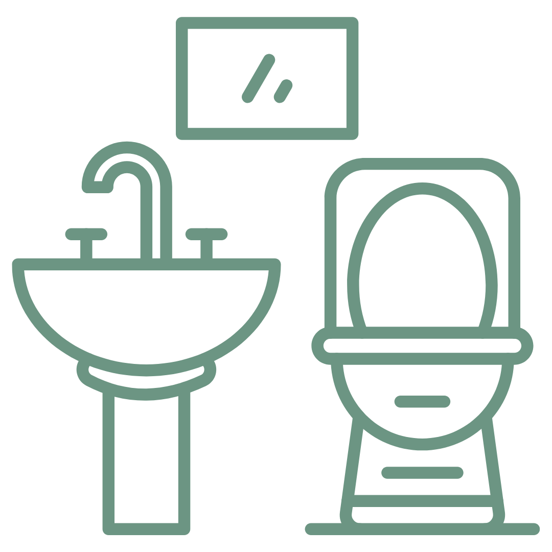 Ware Moore Developments bathrooms icons